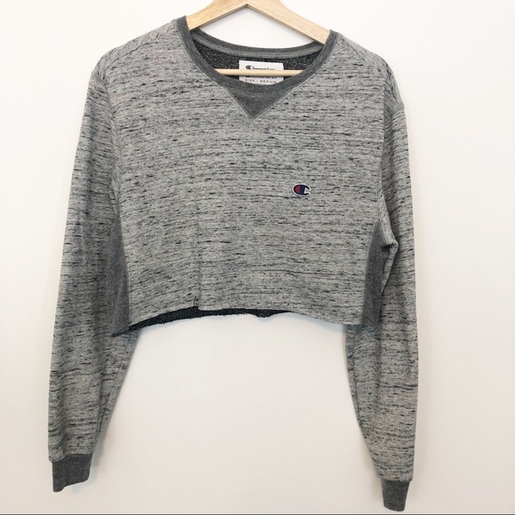 Champion Tops - Champion Cropped Crew Neck Sweatshirt